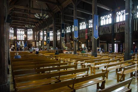 Honfleur iglesia madera mas grande Francia Normandia turismo que ver