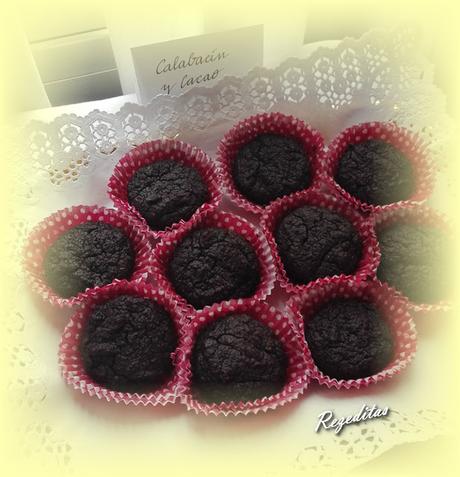 MINI BROWNIES DE CHOCOLATE Y CALABACIN