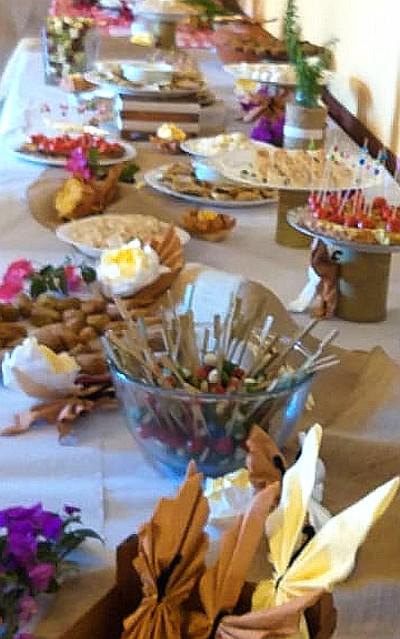 Dulce y salado para fiesta de picoteo