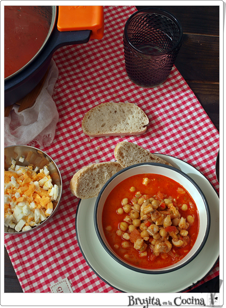 Potaje de Garbanzos con bacalao