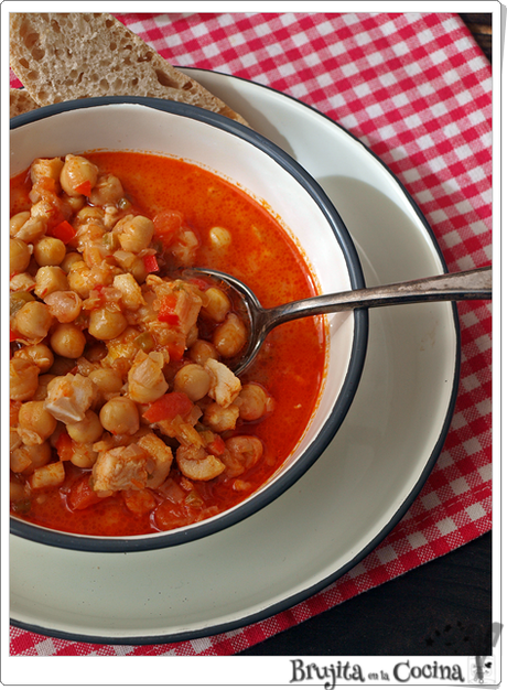 Potaje de Garbanzos con bacalao