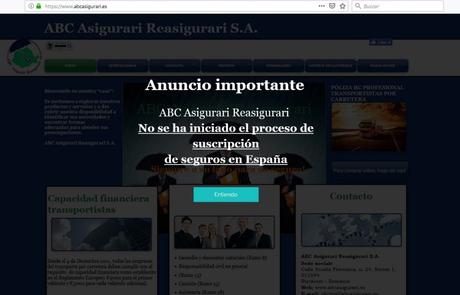 SITUACIÓN ANORMAL EN EL MERCADO ASEGURADOR: ABC ASIGURARI REASIGURARI informacion web asigurari