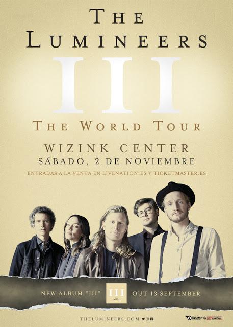 The Lumineers presentarán nuevo álbum el 2 de noviembre en el WiZink Center de Madrid The Lumineers presentarán nuevo álbum el 2 de noviembre en el WiZink Center de Madrid