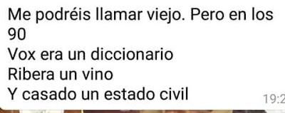 De qué se ríen los candidatos, de qué se ríen? (III) Los salvapatrias de VOX.
