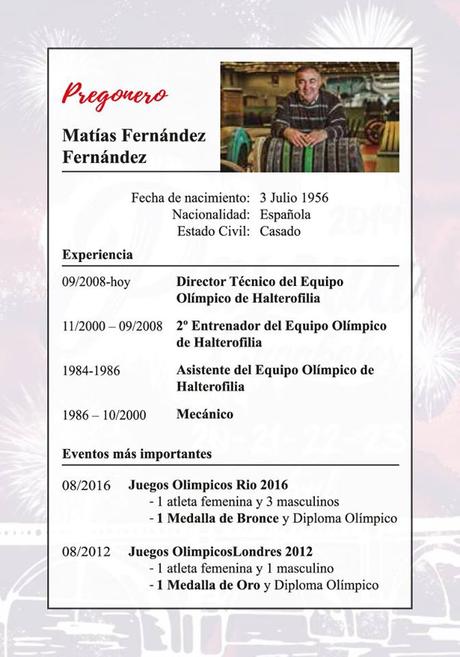 Programa de fiestas de la Pascua de Cacabelos 2019