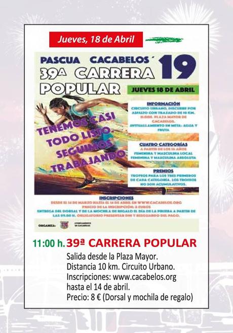 Programa de fiestas de la Pascua de Cacabelos 2019