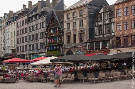 Ruan Rouen Plaza Mercado viejo  turismo Juana Arco Nornandia viaje