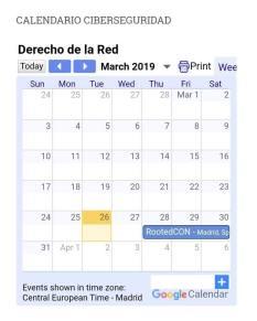 DerechodelaRed lanza el “Calendario de la Ciberseguridad”