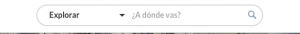 barra de explorar couchsurfing buscar anfitriones