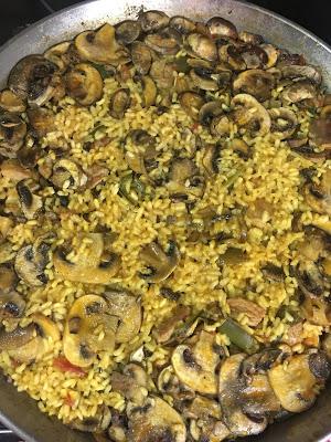 Arroz Con Secreto Y Champiñones