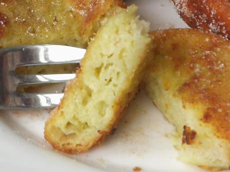 TORRIJAS DE BATICATE CON Y SIN MIEL (plátano y aguacate) TORRIJAS DE BATICATE CON Y SIN MIEL (plátano y aguacate)