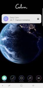 Calm Calm fondo espacio