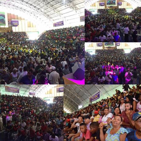 Peledeístas llenan por completo la Gran Arena del Cibao en Santiago en apoyo a Danilo.