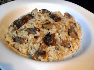 Risotto de setas sin lactosa Risotto de setas sin lactosa