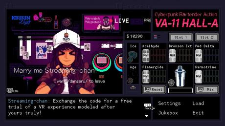 VA-11 Hall-A confirma su llegada a Playstation 4