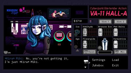 VA-11 Hall-A confirma su llegada a Playstation 4