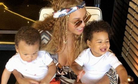 Foto de hijos de Beyoncé causa la furia de sus fans