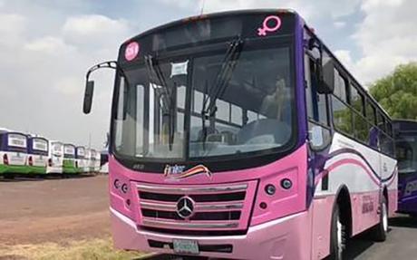 Este año implementarán transporte rosa en San Luis Potosí