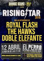 Rising Star 2019 en El perro de la parte de atrás del coche