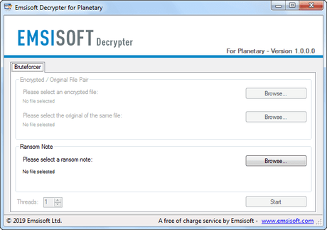 Emsisoft Decrypter for Planetary: Herramienta gratuita para recuperar sus archivos llenos de ransomware Emsisoft Decrypter for Planetary: Herramienta gratuita para recuperar sus archivos llenos de ransomware