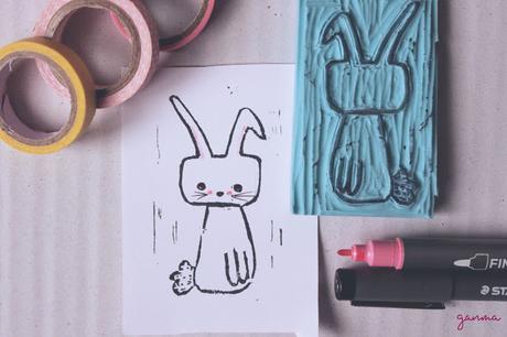 DIY: Sello conejo de Pascua