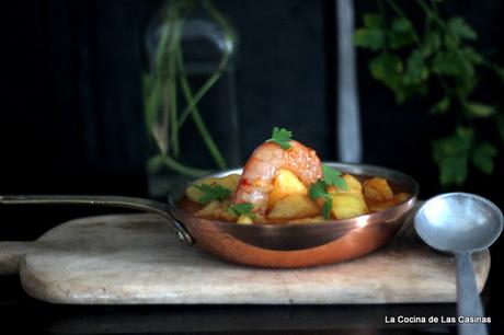 Patatas con Langostinos byJose Patatas con Langostinos byJose