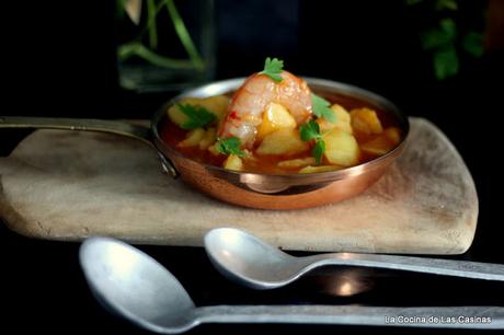 Patatas con Langostinos byJose Patatas con Langostinos byJose