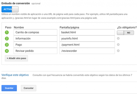Aprende cómo configurar tus objetivos en Google Analytics