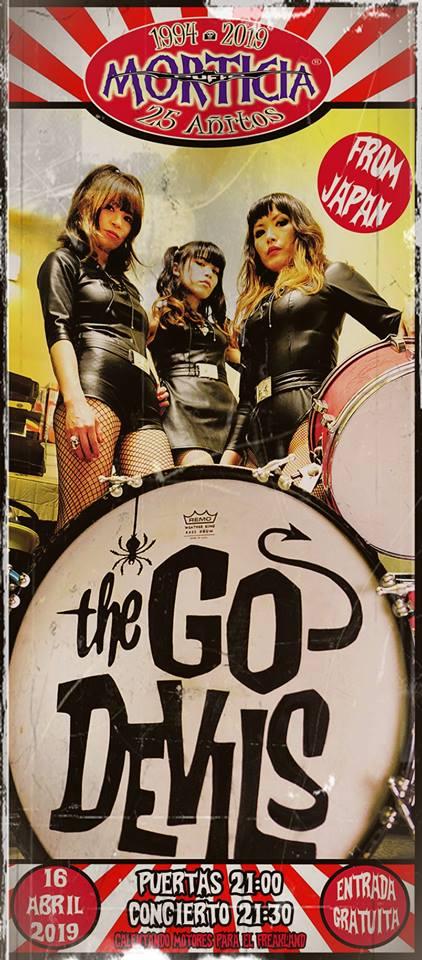 Las japonesas ‘The Go Devils’, el próximo martes en el Morticia