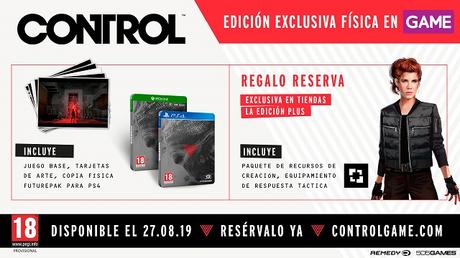GAME detalla el contenido de su exclusiva Deluxe Edition de Control
