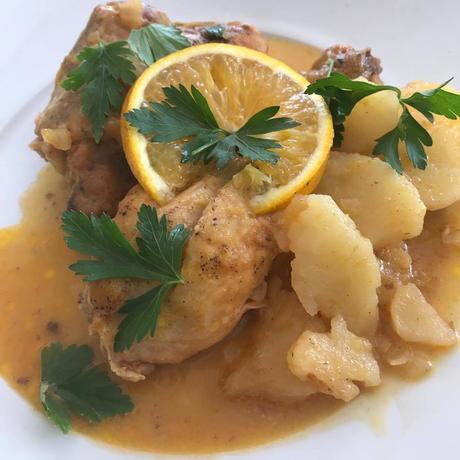 Pollo a la naranja