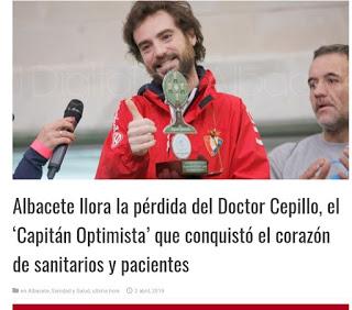 Desaparece el 'Capitán Optimista', un joven pediatra que cautivó a sus pacientes recetando sonrisas.