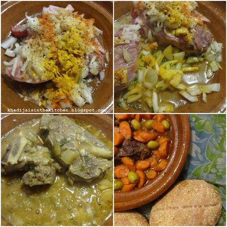 TAGINE DE VIANDE DE BOEUF, CAROTTES ET OLIVES VERTES / BEEF TAGINE WITH CARROTS AND GREEN OLIVES / TAGINE CON CARNE VACUNA, ZANAHORIAS Y ACEITUNAS VERDE / طاجين بلحم البقر و الجزر والزيتون الأخضر