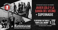 Concierto de Javier Sólo y la banda del vecino y Supernadie en Tempo Club