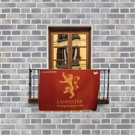 Juego de Balcones: Movistar convierte los balcones en soporte publicitario para promocionar ‘Juego de Tronos’