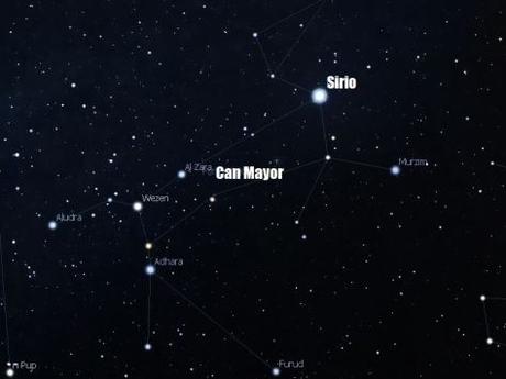 La estrella más brillante del firmamento: Sirio