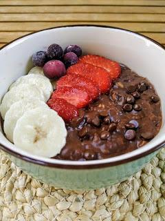 Porridge de avena y cacao