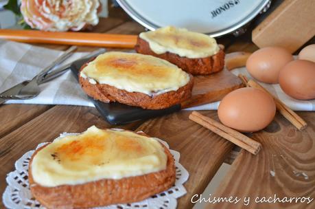 Torrijas con crema pastelera