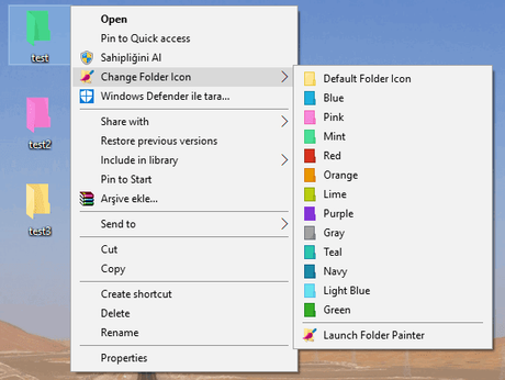 Cambia los iconos de tus carpetas a través del menú contextual con Folder Painter