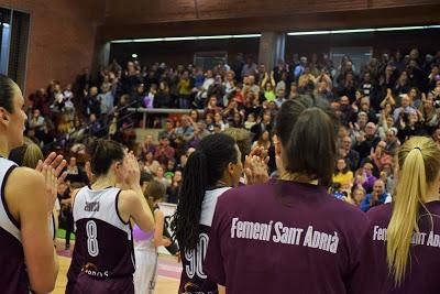 Galería de emociones del Bàsquet Femení Sant Adrià-Perfumerías Avenida