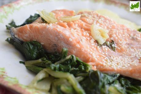 Salmón con Acelgas y Patatas: En Buena Onda