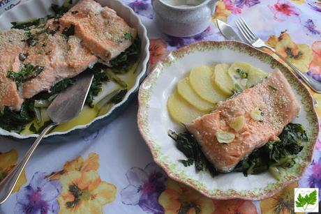 Salmón con Acelgas y Patatas: En Buena Onda