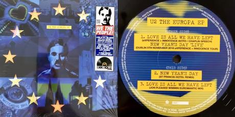 Escucha el lanzamiento de U2 para el Record Store Day: 'The Europa EP' Escucha el lanzamiento de U2 para el Record Store Day: 'The Europa EP'