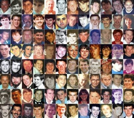 Los 96 muertos en la tragedia de Hillsborough