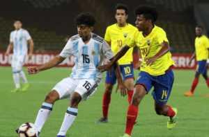 Ecuador goleó 4 a 1 a Argentina y se clasificó al Mundial Sub 17