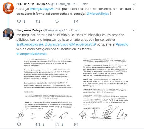 Yerba Buena: Marcelo Rojas  “sacado” por una nota que expone la tasa que eleva en un 10% la factura de la EDET