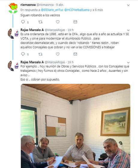 Yerba Buena: Marcelo Rojas  “sacado” por una nota que expone la tasa que eleva en un 10% la factura de la EDET