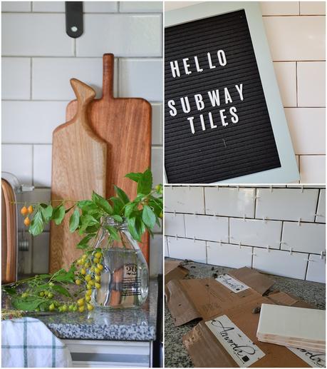 Mi nueva cocina son subway tile y algunos otros cambios