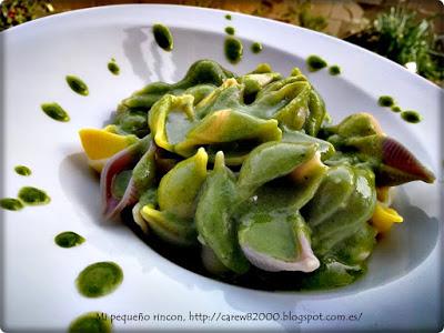 Conchiglioni al pesto