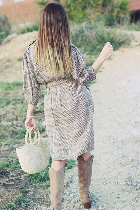 Vestido con camperas